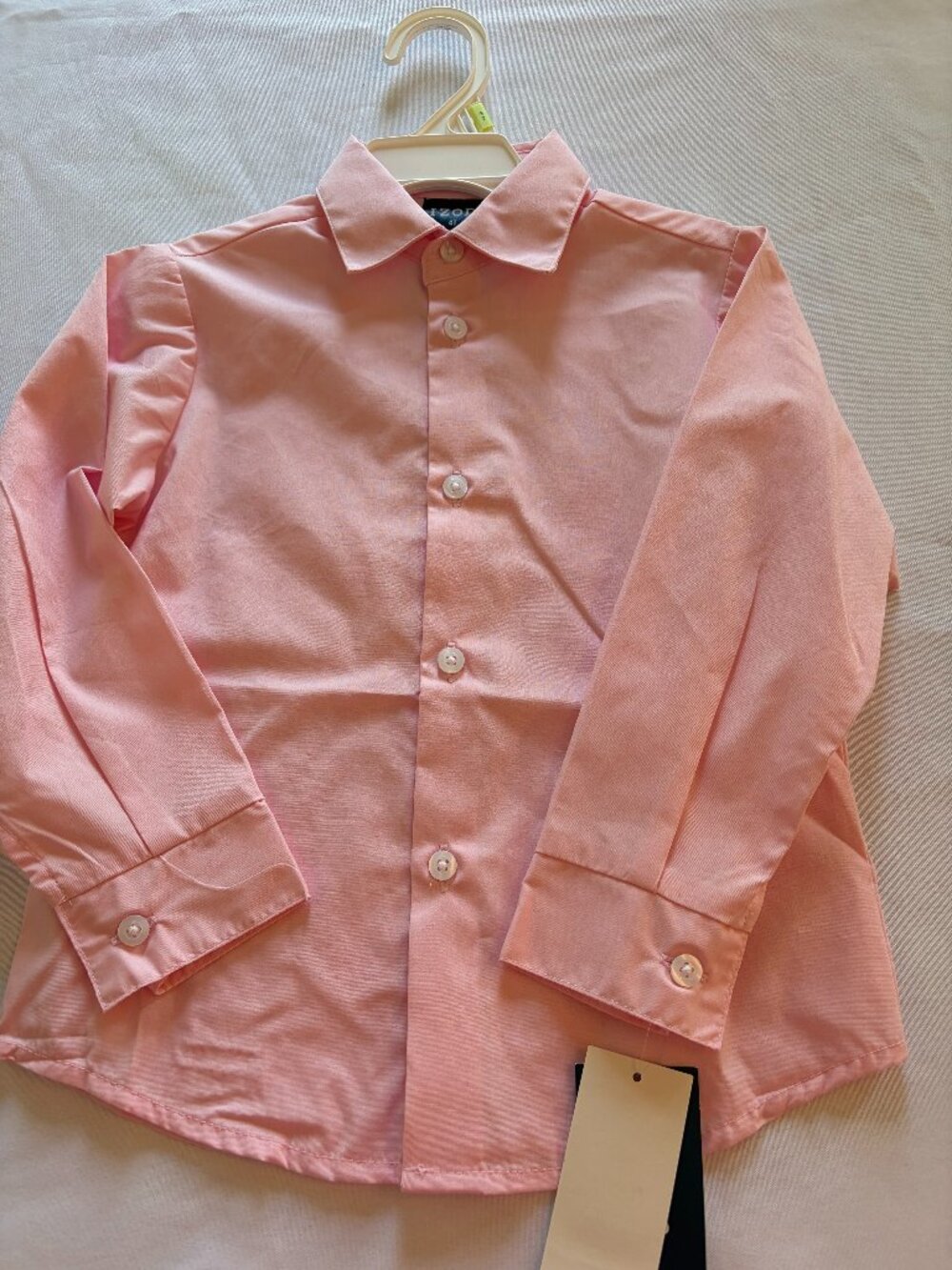 Toddler Boys 4T Pink Long Sleeve Izod Button Up NWT
